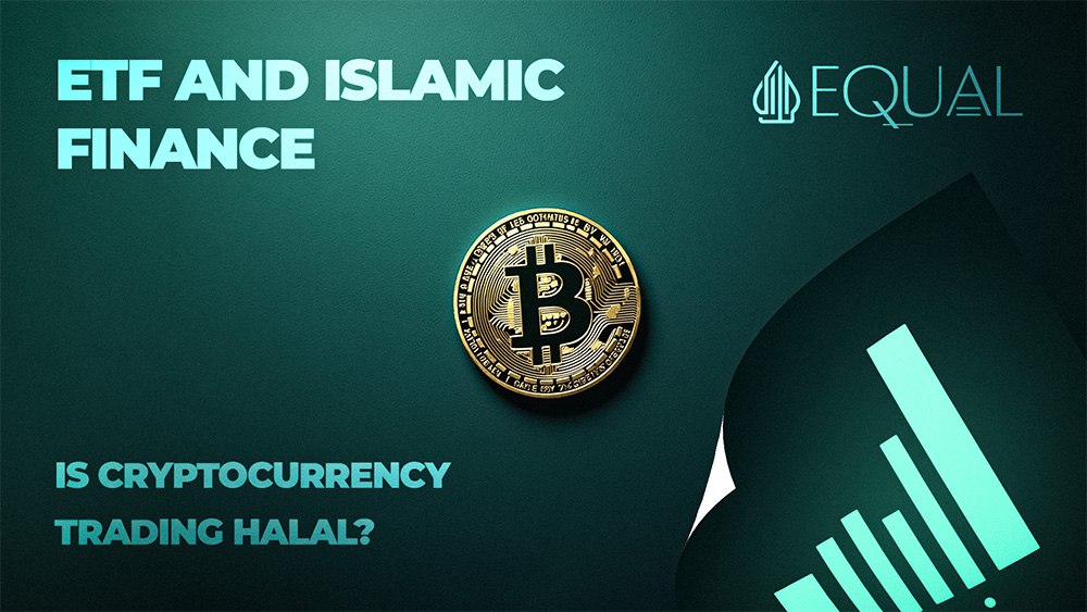 Bitcoin against an Islamic pattern background