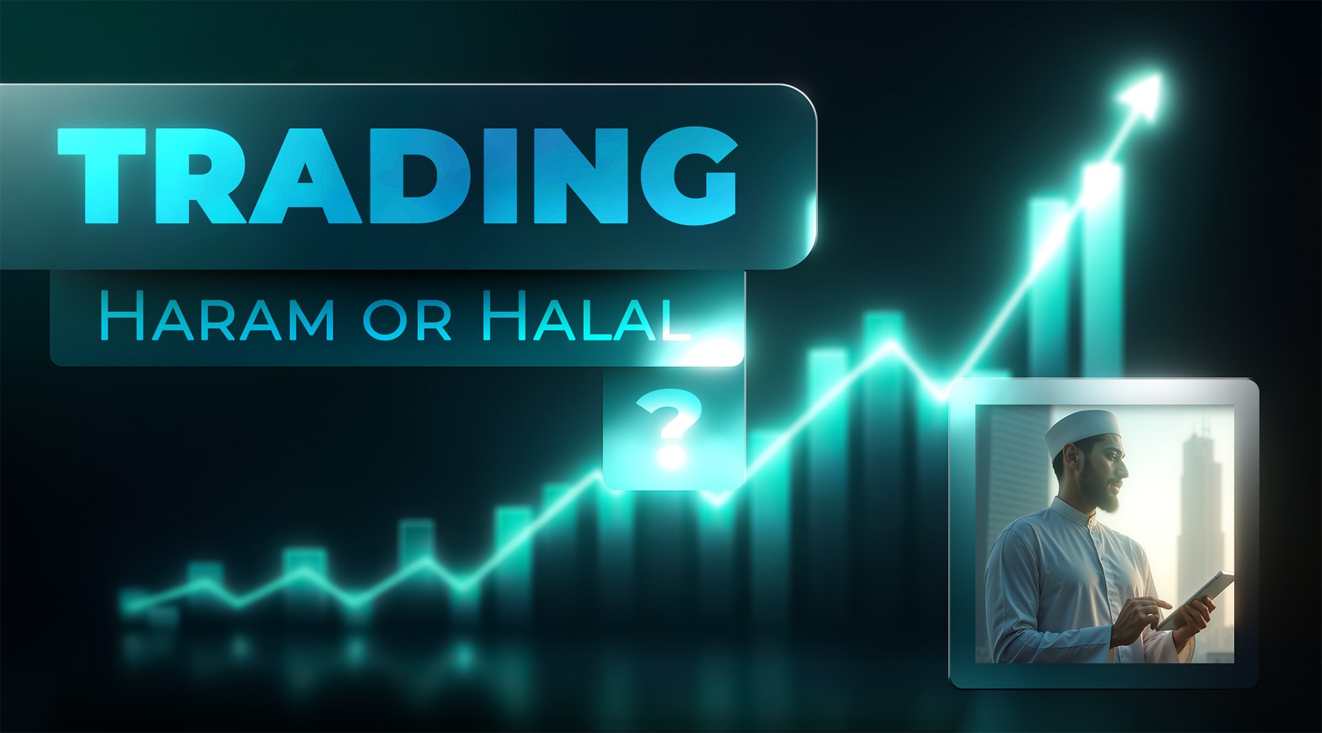 A Muslim investor analyzing halal trading options, focusing on compliance with Shariah principles.