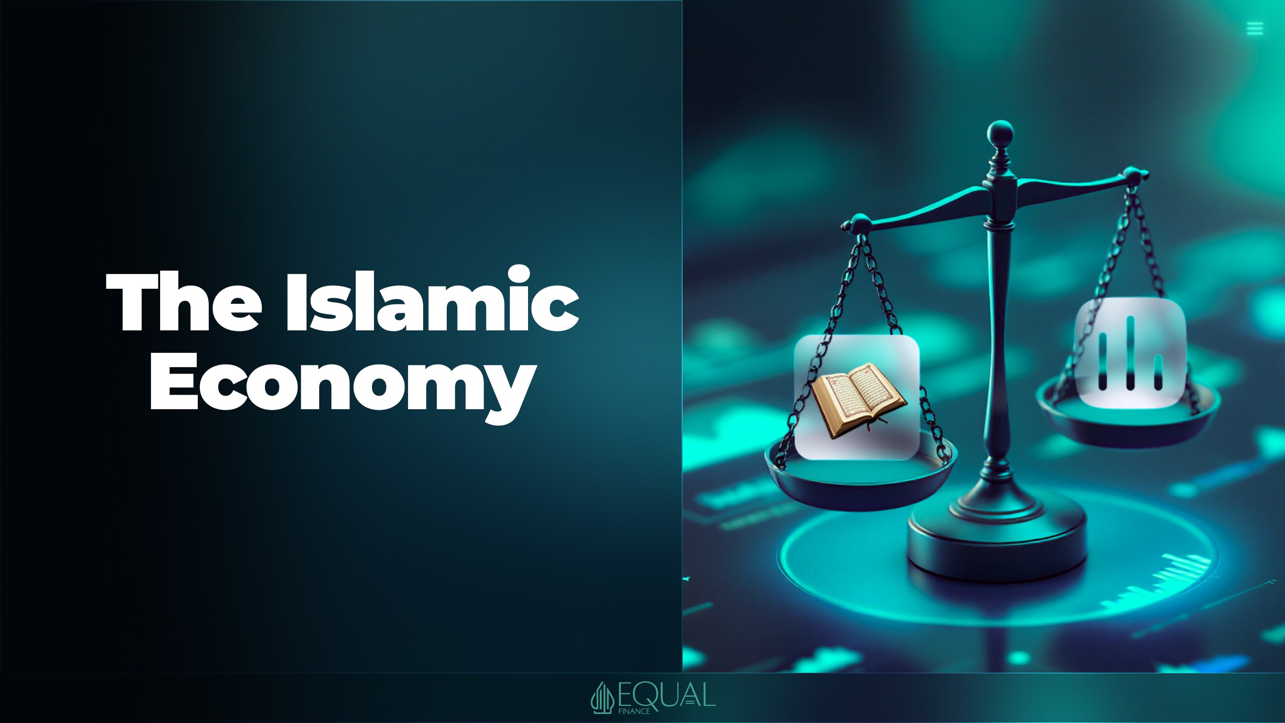 Depiction of Islamic financial concepts balancing ethics and economics